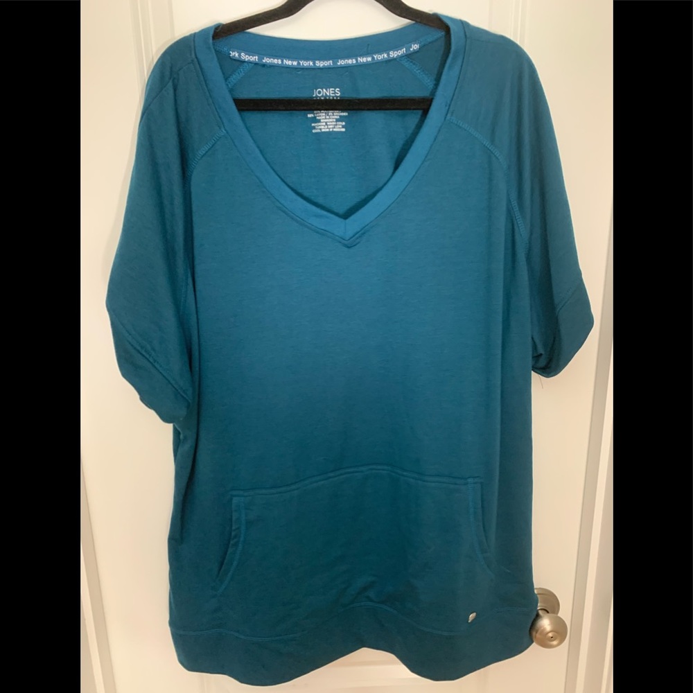 Jones NY Sport Short Sleeve  Sweatshirt